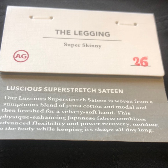 NEW! AG the leggings super skinny jeans in black - maternity - Picture 2 of 8